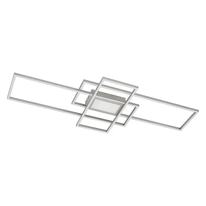 Lindby Deckenleuchte Caitilin - alu / grau / zink
