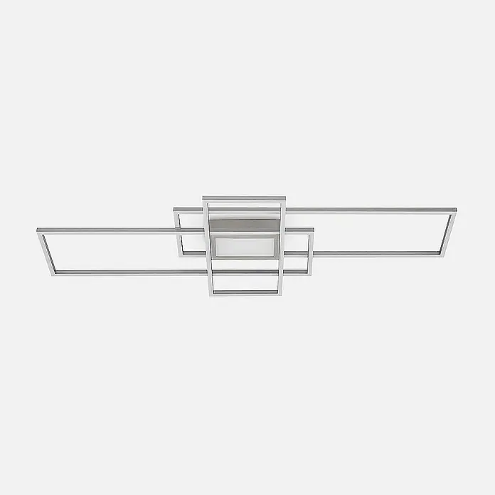 Lindby Deckenleuchte Caitilin - alu / grau / zink