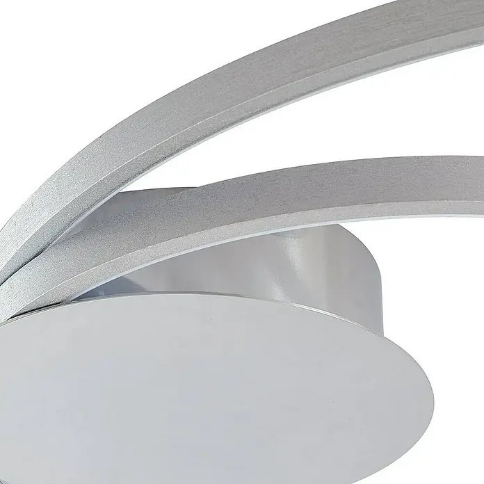 Lindby Deckenleuchte Nerwin - alu / grau / zink