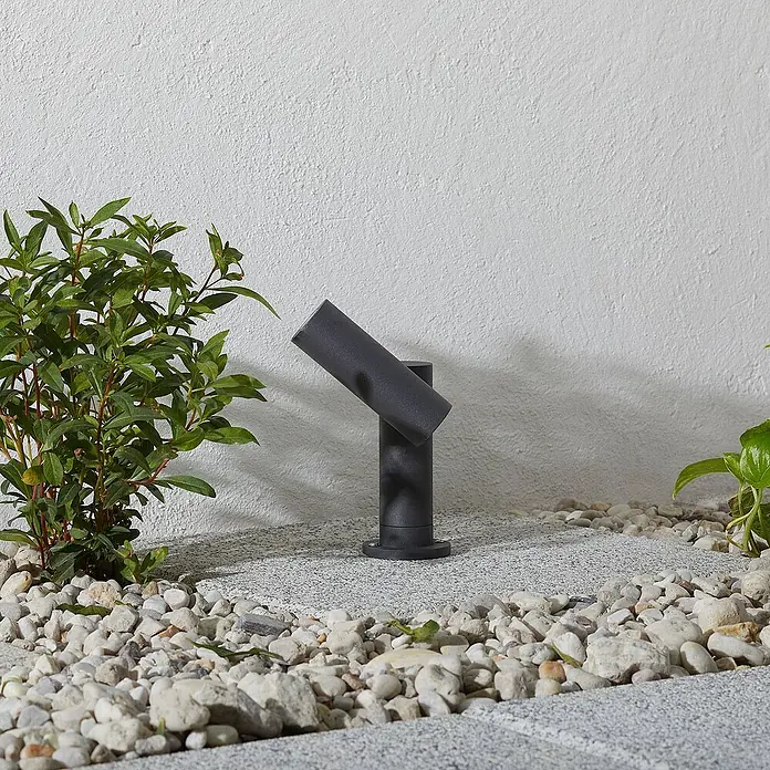Lucande Außensockelleuchte Narea - 13 x 10,5 x 14 cm