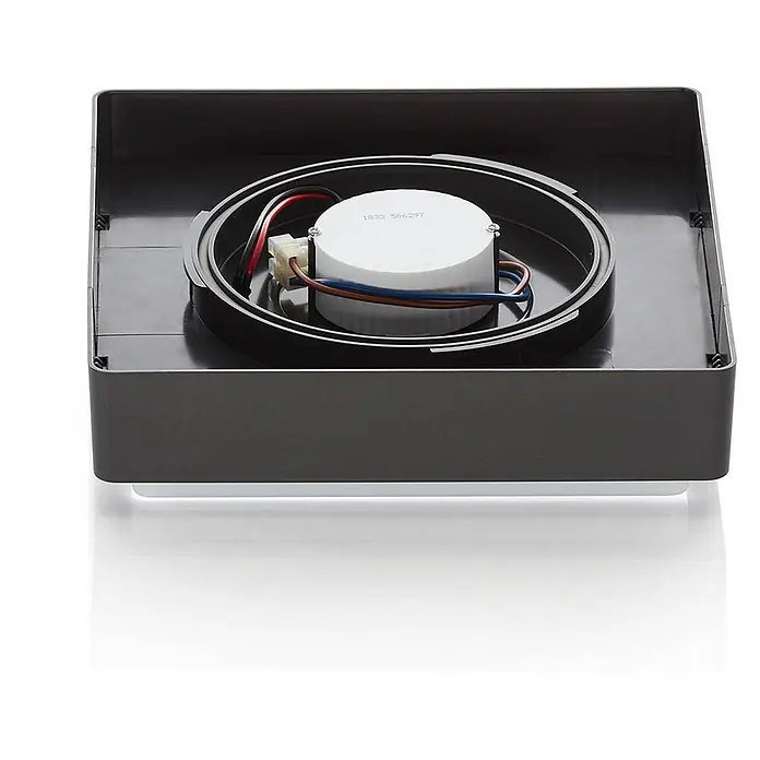 Lindby Außenwand- & Deckenleuchte Nermin - L x B x H: 22,2 x 22,2 x 6 cm, schwarz, schwarz, IP65