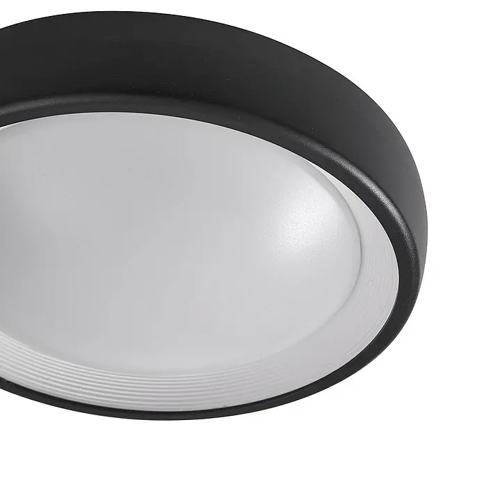 Lindby Außenwand- & Deckenleuchte Niniel - schwarz, IP65