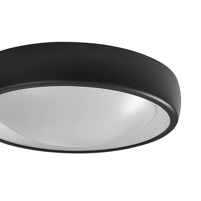 Lindby Außenwand- & Deckenleuchte Niniel - schwarz, IP65