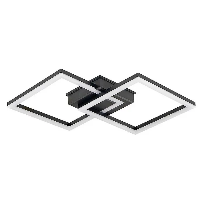 Lindby Außenwand- & Deckenleuchte Finian - schwarz, IP54