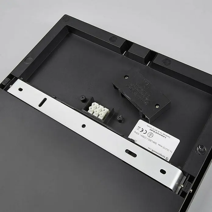 Lucande Außenwand- & Deckenleuchte Amra - schwarz, IP54