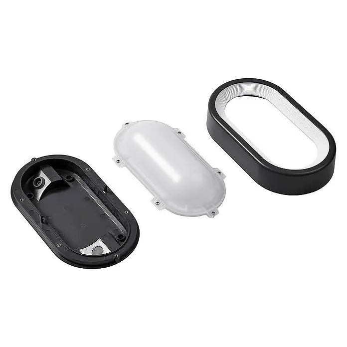 Lindby Außenwand- & Deckenleuchte Niniel - schwarz, IP65