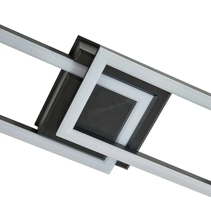 Lindby Außenwand- & Deckenleuchte Finian - schwarz, IP54