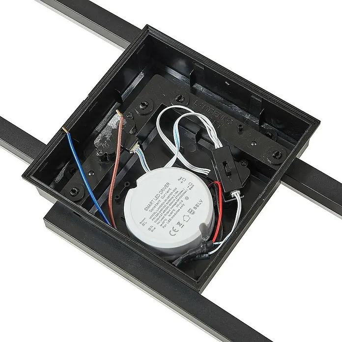 Lindby Außenwand- & Deckenleuchte Finian - schwarz, IP54