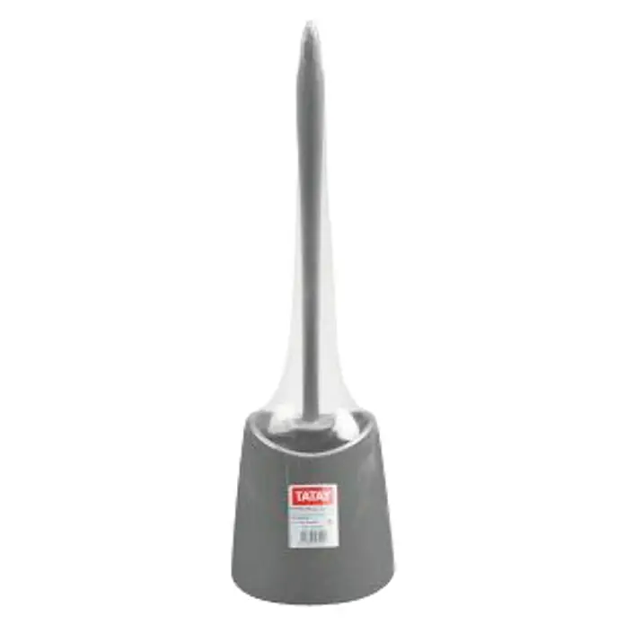 Tatay Standard Escobillero de suelo - Polipropileno, Antracita - Escobilla de baño gris con soporte de TATAY, ideal para la limpieza e higiene del baño. Accesorio de baño práctico.