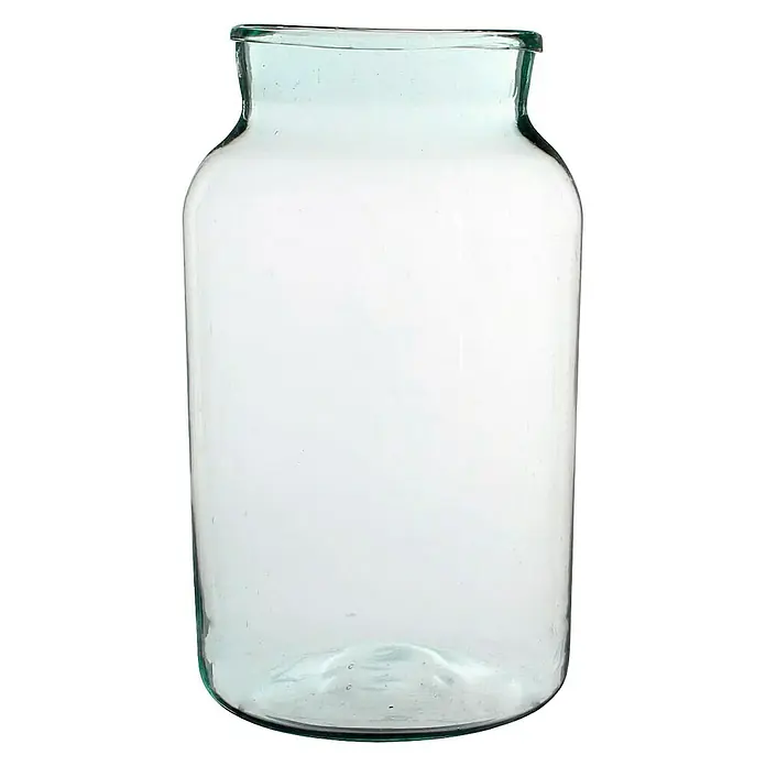 Jarrón Vienne - Ø x Al: 23 x 40 cm, Vidrio, Transparente - Jarrón de vidrio transparente con curvas suaves, perfecto como elemento decorativo. Es simple y elegante y se adapta a cualquier decoración.