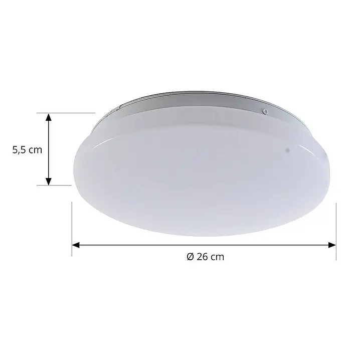 Lindby Außenwand- & Deckenleuchte Kirkola - weiß / opal, weiß / opal, IP44