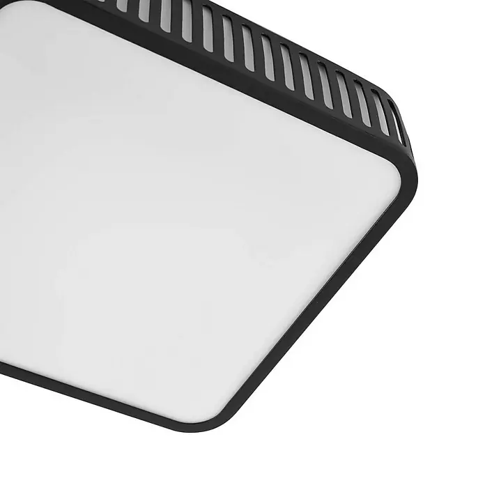 Lindby Außenwand- & Deckenleuchte Lurinda - L x B x H: 26 x 26 x 8 cm, schwarz, IP44
