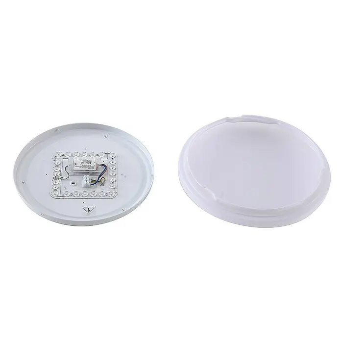 Lindby Außenwand- & Deckenleuchte Kirkola - weiß / opal, weiß / opal, IP44
