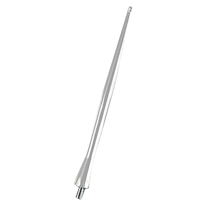 Antena de aluminio (Longitud: 16 cm, Cromo)