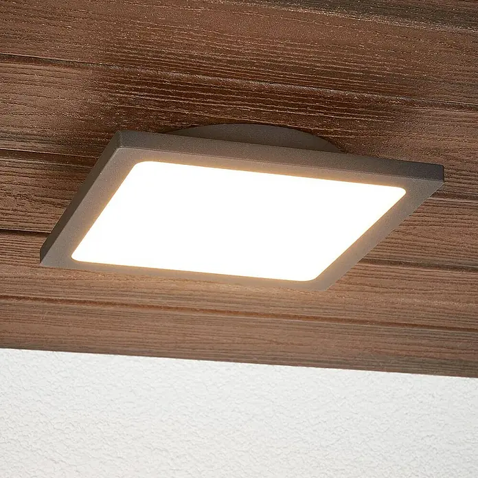 Lucande Außenwand- & Deckenleuchte Mabella - schwarz, IP65