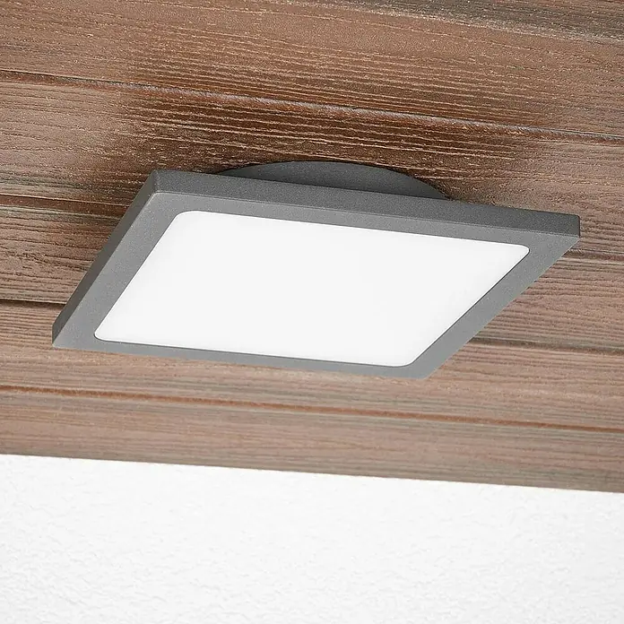 Lucande Außenwand- & Deckenleuchte Mabella - schwarz, IP65