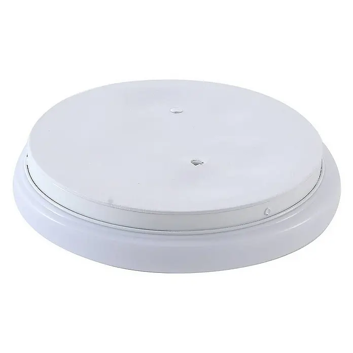 Lindby Außenwand- & Deckenleuchte Kirkola - L x B x H: 26 x 26 x 5,5 cm, weiß / opal, weiß / opal, IP44