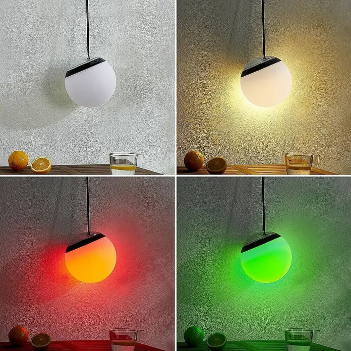 Lindby Außenwand- & Deckenleuchte Eleia - weiß / opal, IP44