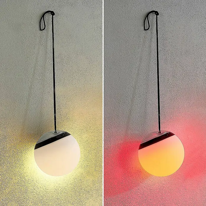Lindby Außenwand- & Deckenleuchte Eleia - weiß / opal, IP44