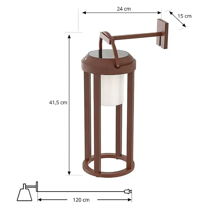 Lucande Außenwandleuchte Tilena - schwarz, IP54