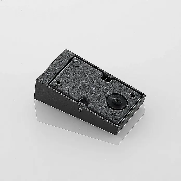 Lucande Außenwandleuchte Adarey - alu / grau / zink, alu / grau / zink, IP54
