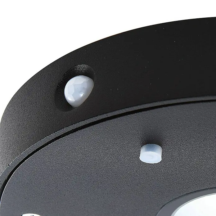 Lucande Außenwandleuchte Tavon - schwarz, schwarz, IP54