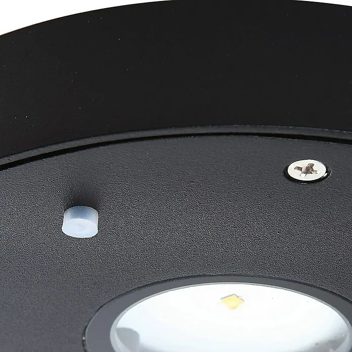 Lucande Außenwandleuchte Tavon - schwarz, schwarz, IP54