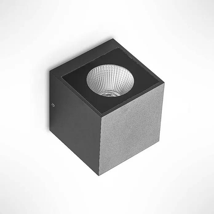 Arcchio Außenwandleuchte Tassnim - schwarz, schwarz, IP65
