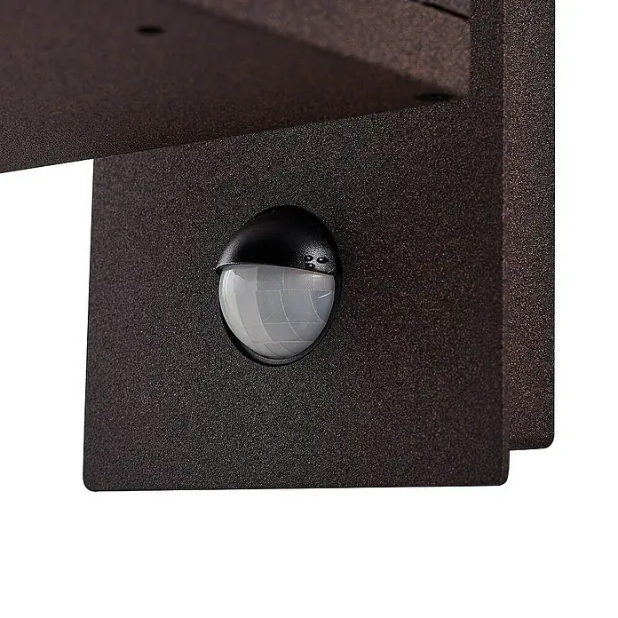 Lucande Außenwandleuchte Ferdinand - 16,7 x 12 x 38 cm, braun / rost, braun / rost, IP54