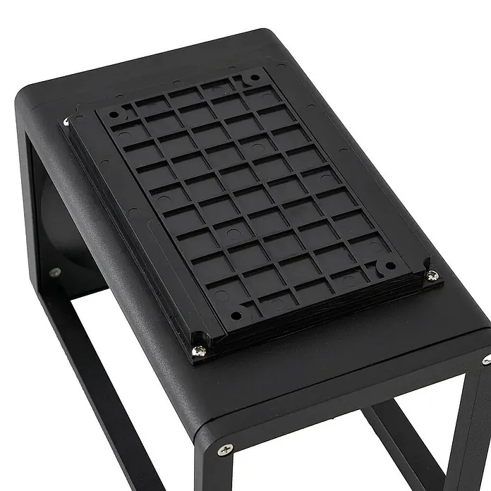 Lucande Außenwandleuchte Tilena - 16,2 x 14,5 x 24 cm, schwarz, IP54