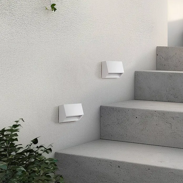 Lindby Außenwandleuchte Appeso - weiß / opal, IP65