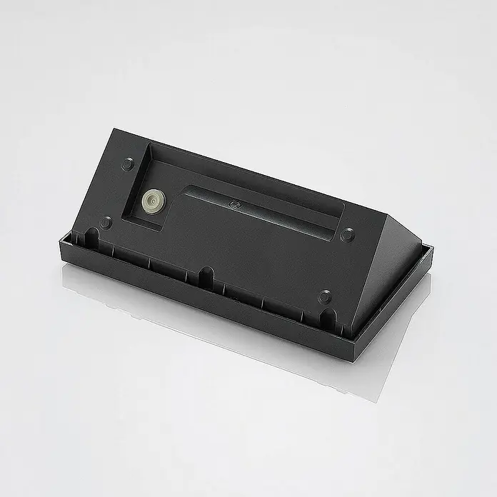 Lindby Außenwandleuchte Abby - schwarz, schwarz, IP65