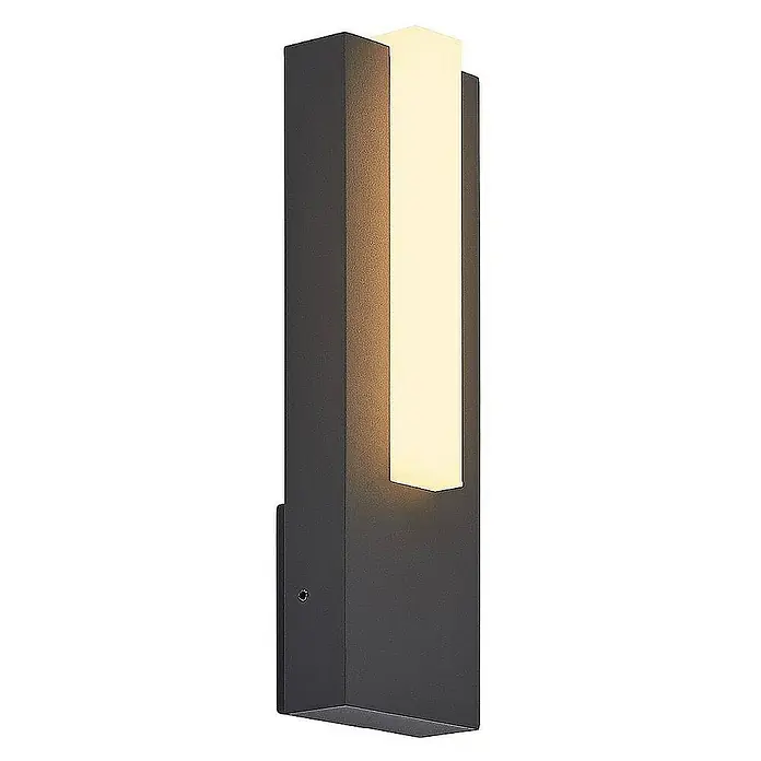 Lucande Außenwandleuchte Virgalia - schwarz, IP65