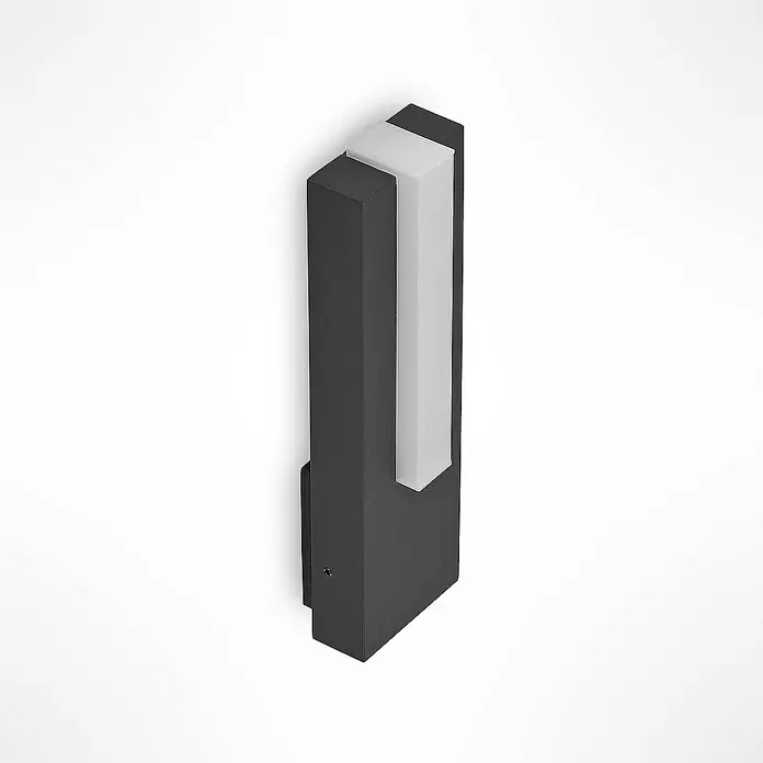 Lucande Außenwandleuchte Virgalia - schwarz, IP65