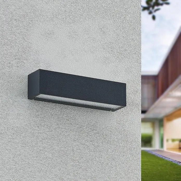 Arcchio Außenwandleuchte Lengo - schwarz, IP65