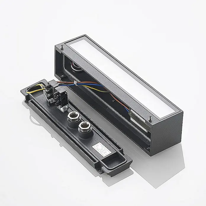 Arcchio Außenwandleuchte Lengo - schwarz, IP65