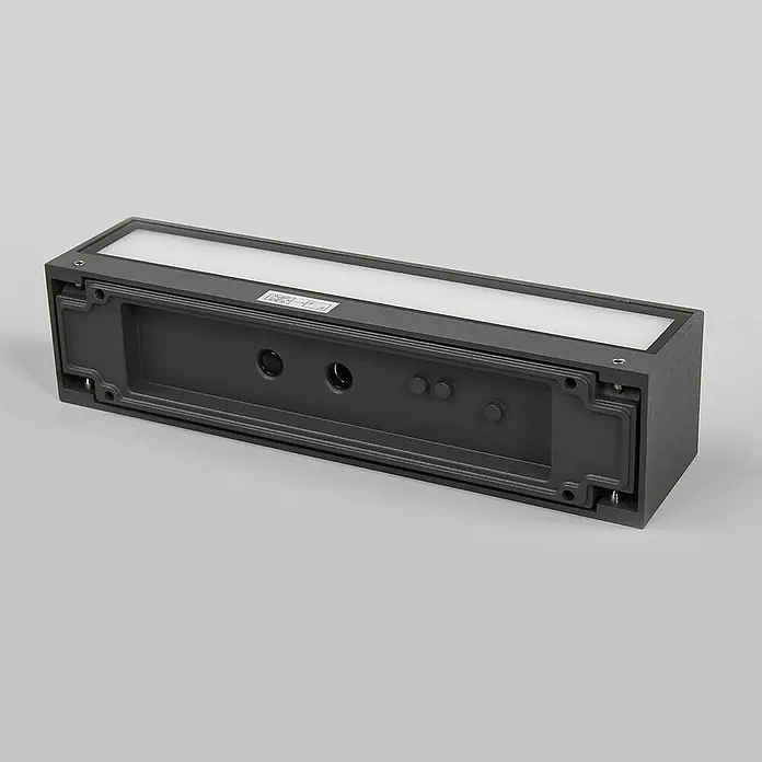 Lucande Außenwandleuchte Lengo - schwarz, schwarz, IP65