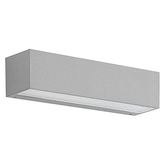 Lucande Außenwandleuchte Lengo - alu / grau / zink, IP65