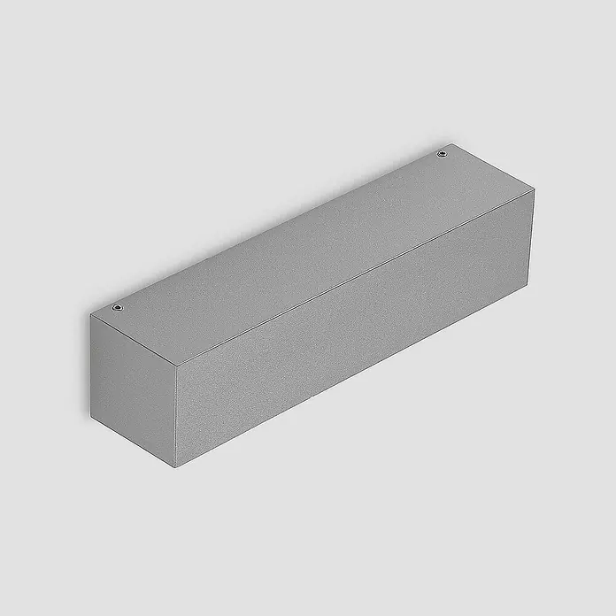 Lucande Außenwandleuchte Lengo - alu / grau / zink, IP65