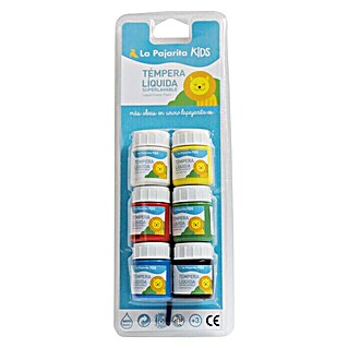 La Pajarita Pintura Kit temperas liquidas (Multicolor)