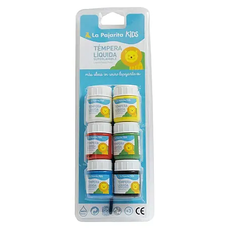 La Pajarita  Pintura Kit temperas liquidas