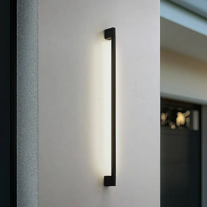 Lindby Außenwandleuchte Neano - schwarz, IP54