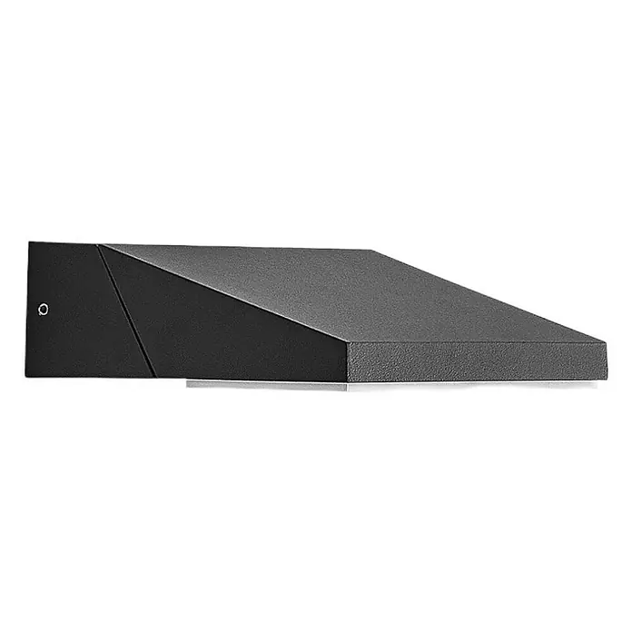Lucande Außenwandleuchte Auda - schwarz, schwarz, IP65