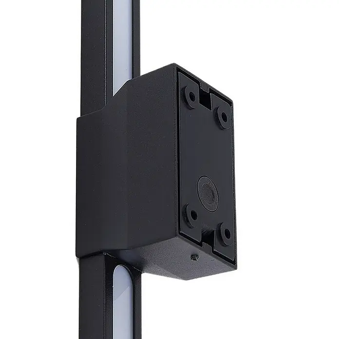 Lindby Außenwandleuchte Sakari - schwarz, schwarz, IP54