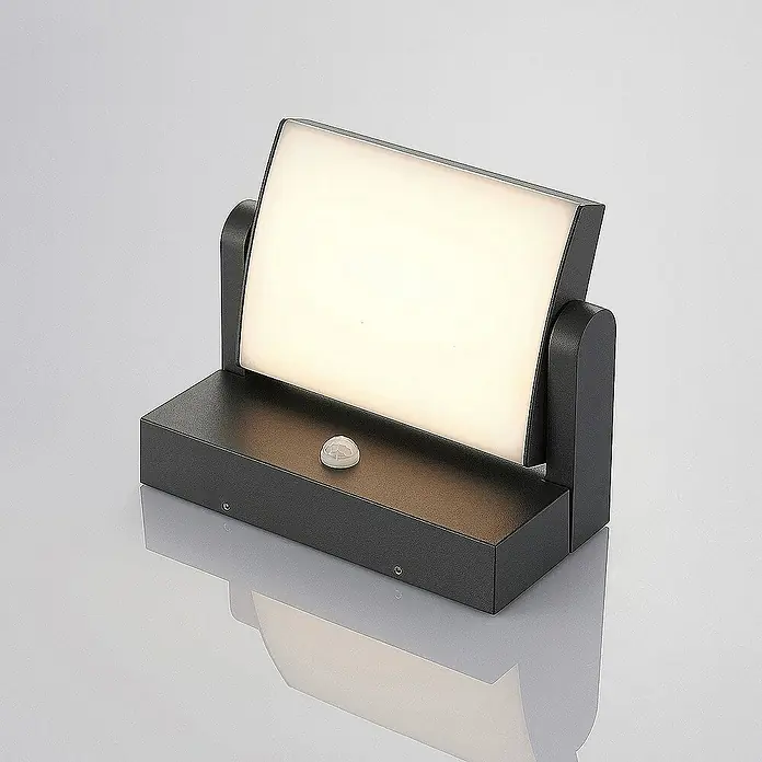 Lindby Außenwandleuchte Sherin - schwarz, IP54
