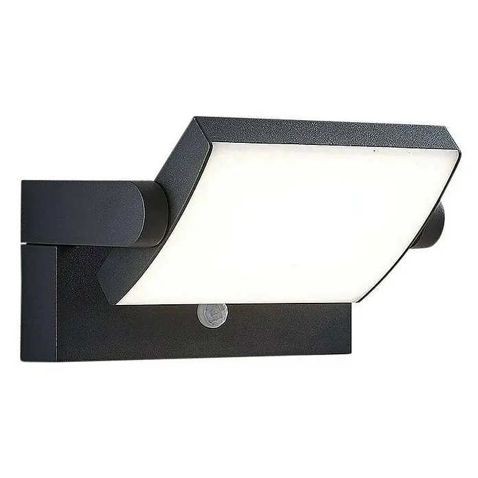 Lindby Außenwandleuchte Sherin - schwarz, IP54
