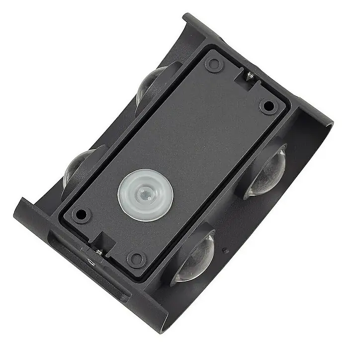 Lindby Außenwandleuchte Ithan - schwarz, IP54