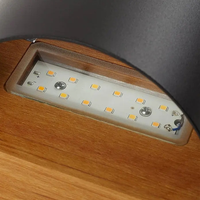 Lindby Außenwandleuchte Lenore - schwarz, IP44