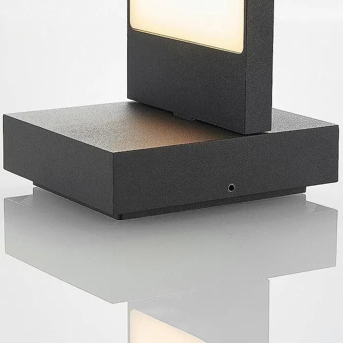 Lucande Außenwandleuchte Silvan - schwarz, IP65