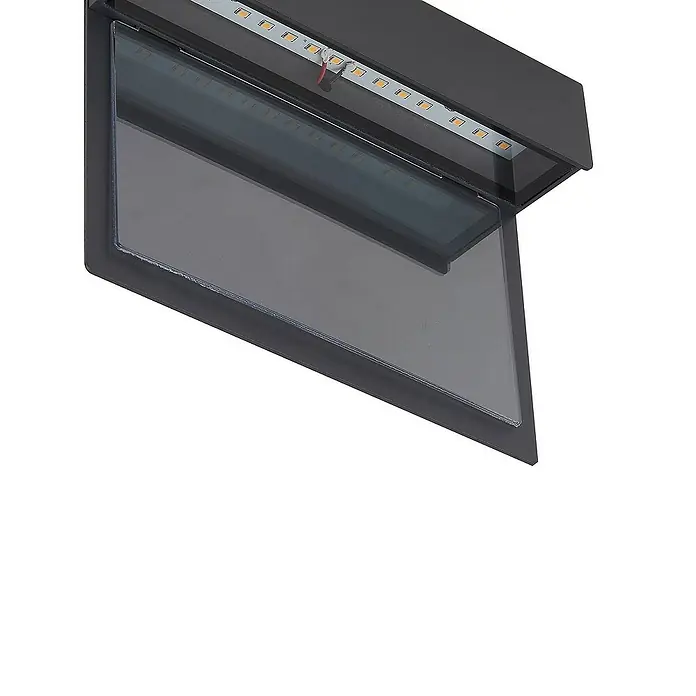 Lindby Außenwandleuchte Antal - schwarz, IP44